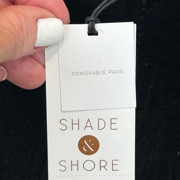 Shade & Shore Women’s Bikini Top String Bikini Padded Top size-34B NWT - Picture 7 of 10